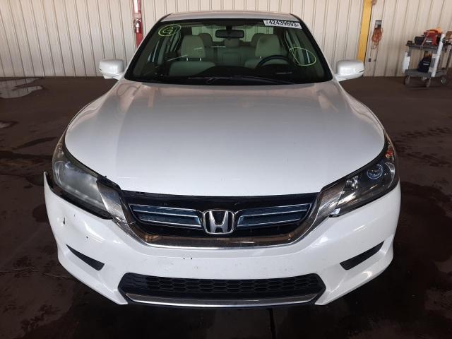 1HGCR6F33FA011408 - 2015 HONDA ACCORD HYBRID WHITE photo 5