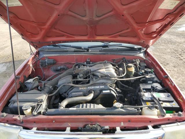 4TASN92N7XZ545685 - 1999 TOYOTA TACOMA XTRACAB PRERUNNER მუქწითელი ფოტო 11