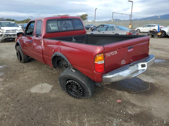4TASN92N7XZ545685 - 1999 TOYOTA TACOMA XTRACAB PRERUNNER მუქწითელი ფოტო 2