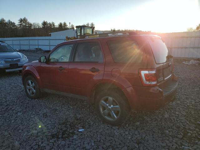 1FMCU93G89KA14322 - 2009 FORD ESCAPE XLT MAROON photo 2