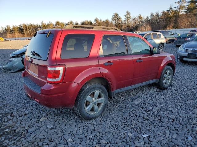 1FMCU93G89KA14322 - 2009 FORD ESCAPE XLT MAROON photo 3