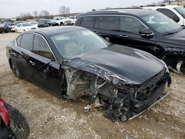 JN1EV7AP7JM354462 - 2018 INFINITI Q50 LUXE BLACK photo 4