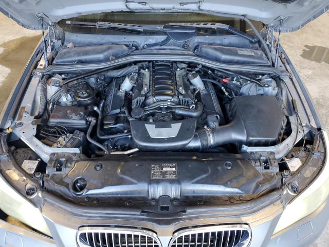 WBANW535X8CT48422 - 2008 BMW 550 I GRAY photo 11