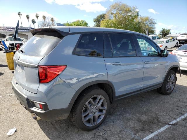 5FNYF7H54NB004510 - 2022 HONDA PASSPORT EXL Azul foto 3