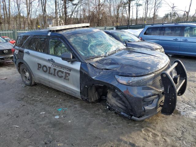 1FM5K8AB9NGB75663 - 2022 FORD EXPLORER POLICE INTERCEPTOR BLACK photo 4