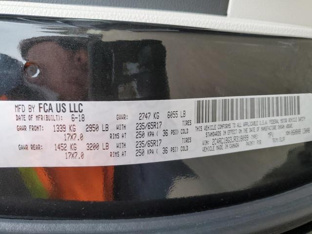 2C4RC1BG3JR318099 - 2018 CHRYSLER PACIFICA TOURING L BLACK photo 12