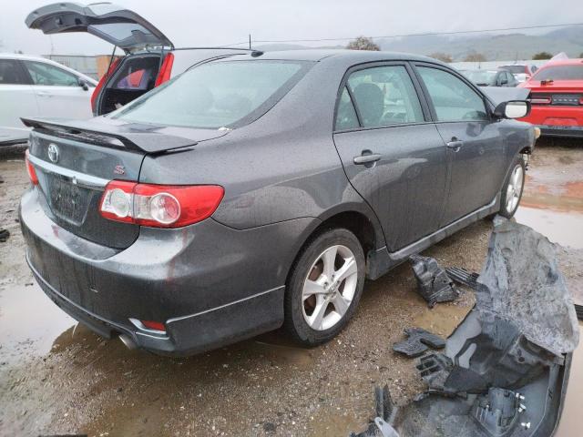 2T1BU4EE8BC619303 - 2011 TOYOTA COROLLA BASE CHARCOAL photo 3
