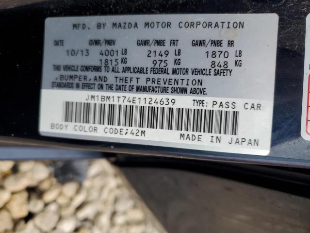 JM1BM1T74E1124639 - 2014 MAZDA 3 SV BLUE photo 12