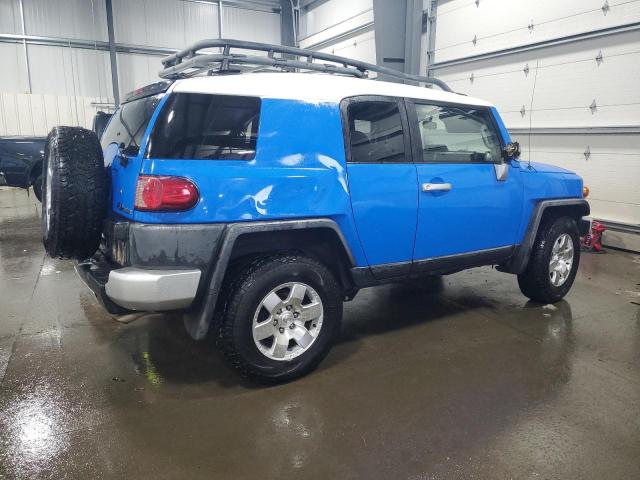 JTEBU11F170066486 - 2007 TOYOTA FJ CRUISER BLUE photo 3