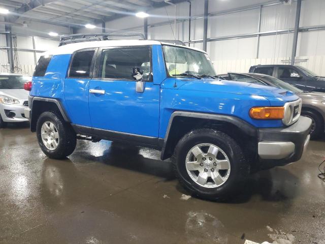 JTEBU11F170066486 - 2007 TOYOTA FJ CRUISER BLUE photo 4