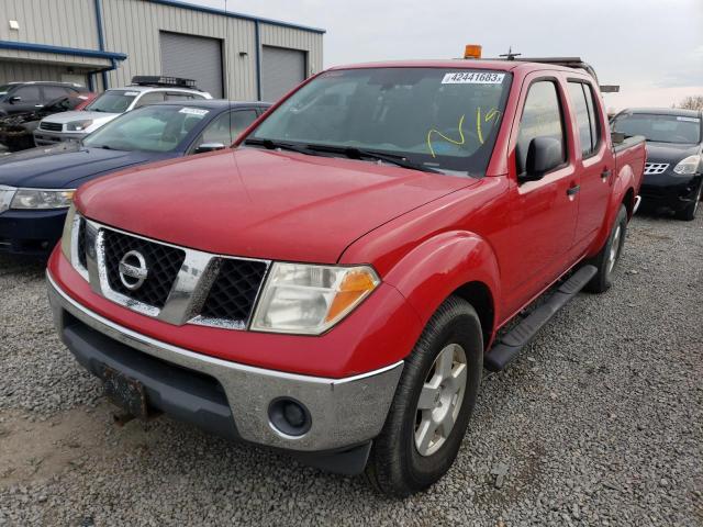 1N6AD07UX8C432569 - 2008 NISSAN FRONTIER CREW CAB LE RED photo 1