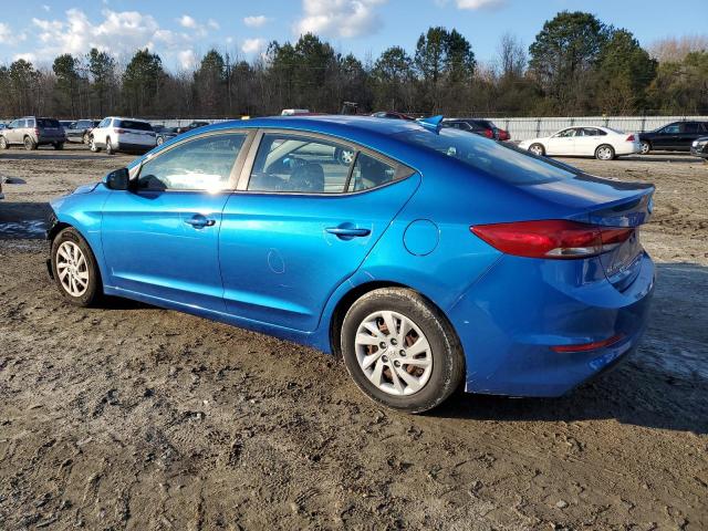 5NPD74LF0HH200203 - 2017 HYUNDAI ELANTRA SE BLUE photo 2