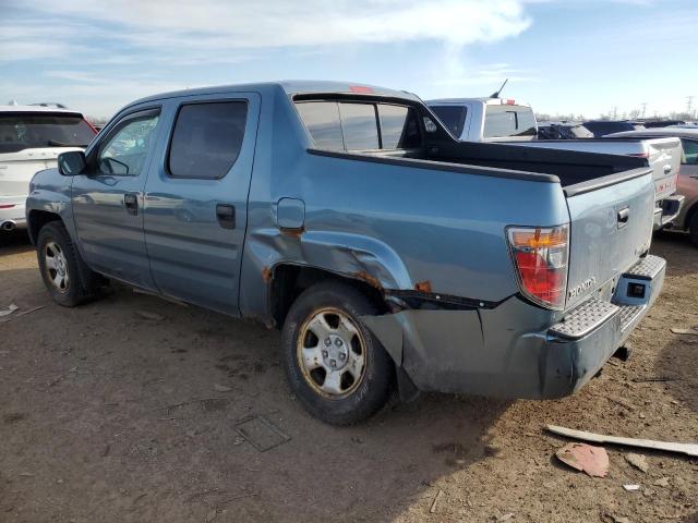 2HJYK16216H560959 - 2006 HONDA RIDGELINE RT TEAL photo 2