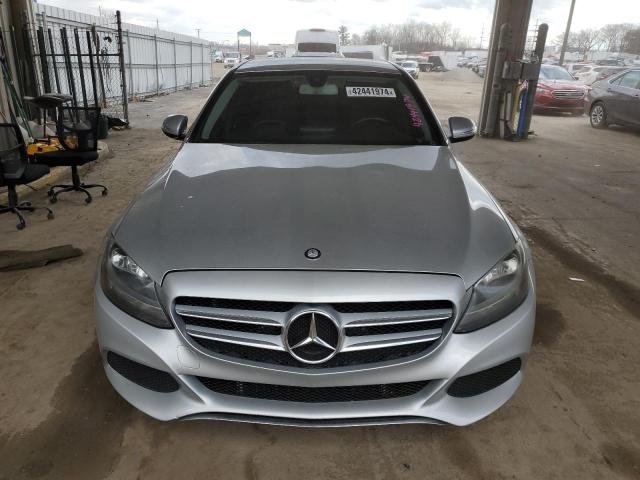 55SWF4KB7FU093784 - 2015 MERCEDES-BENZ C 300 4MATIC SILVER photo 5