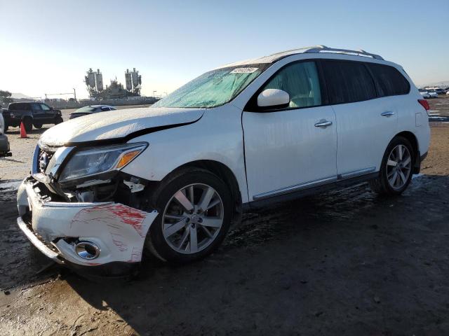 5N1AR2MN0EC695755 - 2014 NISSAN PATHFINDER S WHITE photo 1