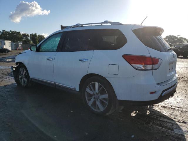 5N1AR2MN0EC695755 - 2014 NISSAN PATHFINDER S WHITE photo 2