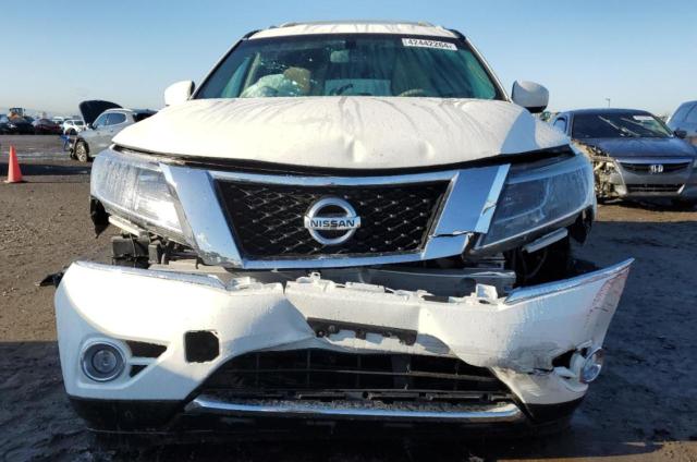 5N1AR2MN0EC695755 - 2014 NISSAN PATHFINDER S WHITE photo 5