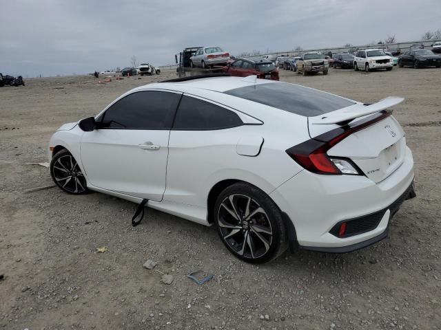 2HGFC3A59KH753488 - 2019 HONDA CIVIC SI WHITE photo 2