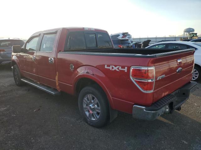 1FTFW1EV9AFB11860 - 2010 FORD F150 SUPERCREW RED photo 2