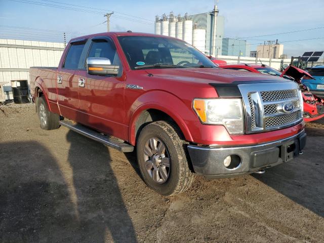 1FTFW1EV9AFB11860 - 2010 FORD F150 SUPERCREW RED photo 4