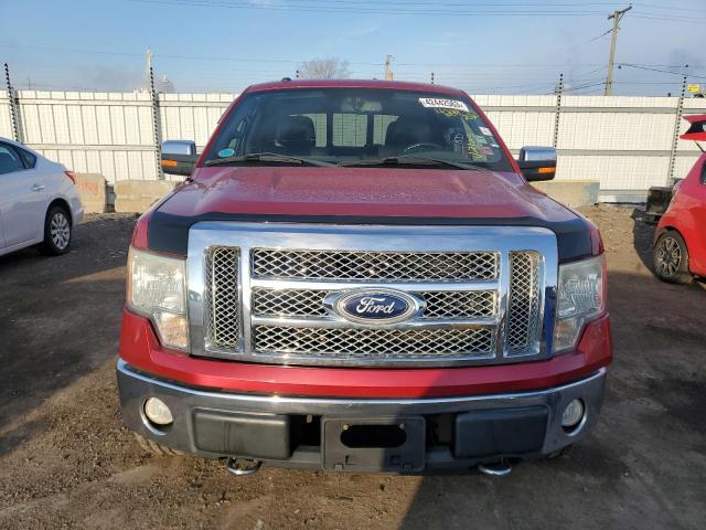 1FTFW1EV9AFB11860 - 2010 FORD F150 SUPERCREW RED photo 5