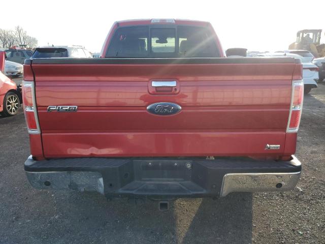 1FTFW1EV9AFB11860 - 2010 FORD F150 SUPERCREW RED photo 6