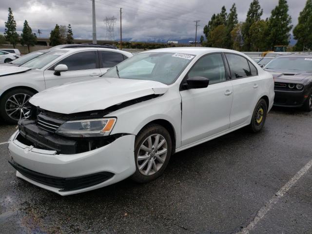 3VW2K7AJ4EM431557 - 2014 VOLKSWAGEN JETTA BASE WHITE photo 1