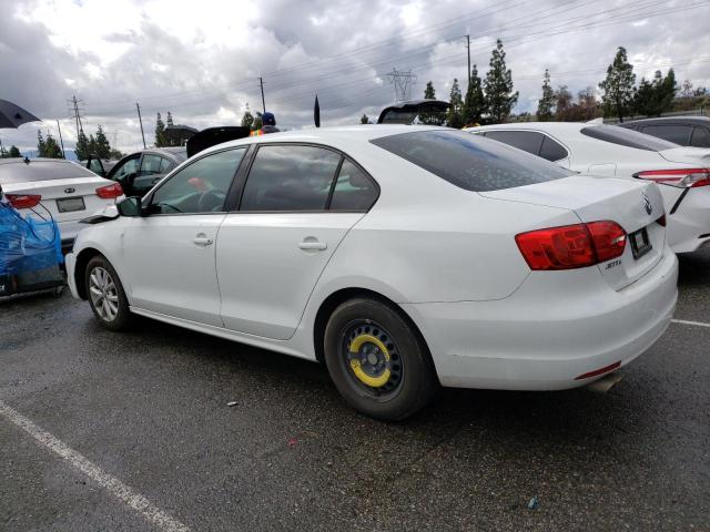 3VW2K7AJ4EM431557 - 2014 VOLKSWAGEN JETTA BASE WHITE photo 2