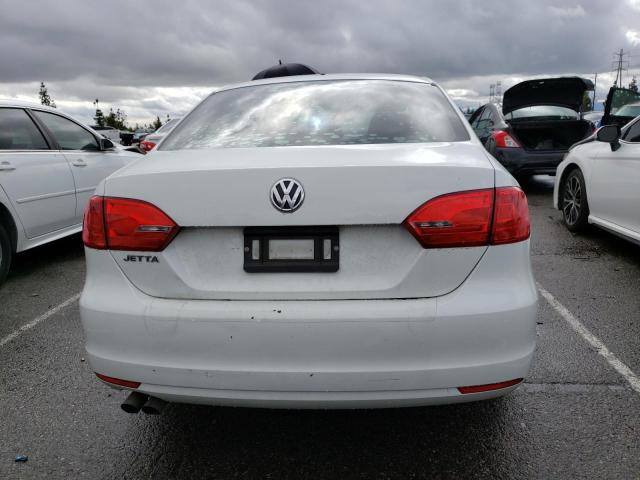 3VW2K7AJ4EM431557 - 2014 VOLKSWAGEN JETTA BASE WHITE photo 6
