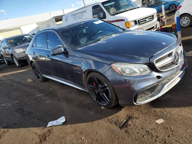 WDDHF7GB4EA988411 - 2014 MERCEDES-BENZ E 63 AMG-S GRAY photo 4