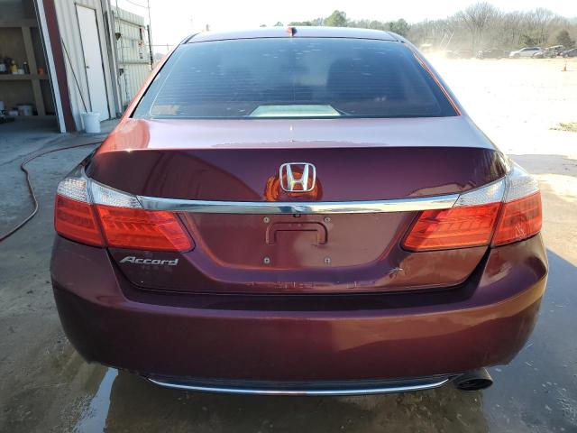 1HGCR2F84EA164835 - 2014 HONDA ACCORD EXL MAROON photo 6