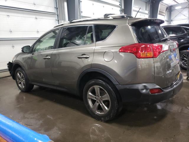 JTMRFREVXFD172133 - 2015 TOYOTA RAV4 XLE TAN photo 2