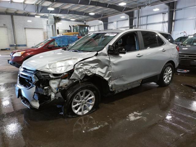 3GNAXUEV8MS117231 - 2021 CHEVROLET EQUINOX LT SILVER photo 1