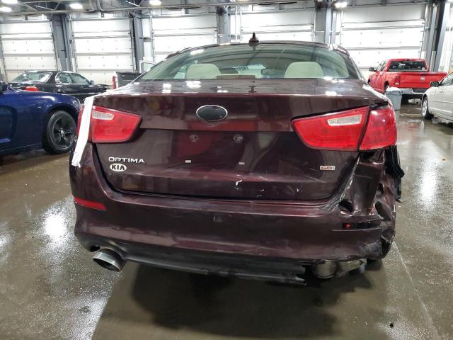 5XXGM4A72FG394291 - 2015 KIA OPTIMA LX BURGUNDY photo 6