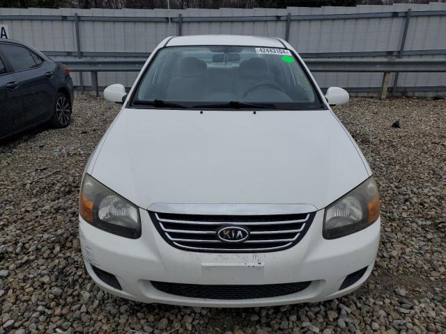 KNAFE221495656762 - 2009 KIA SPECTRA EX WHITE photo 5