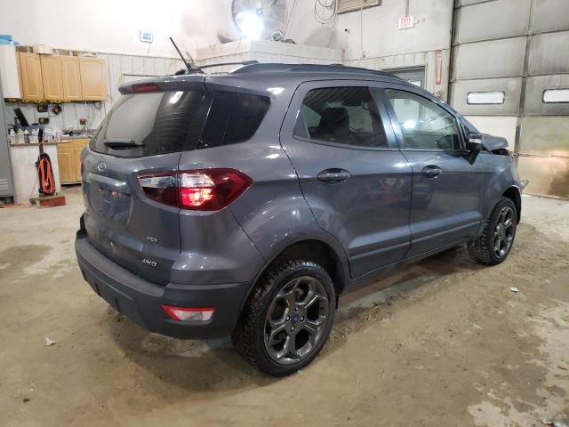 MAJ6P1CL4JC195611 - 2018 FORD ECOSPORT SES GRAY photo 3