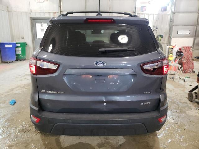 MAJ6P1CL4JC195611 - 2018 FORD ECOSPORT SES GRAY photo 6