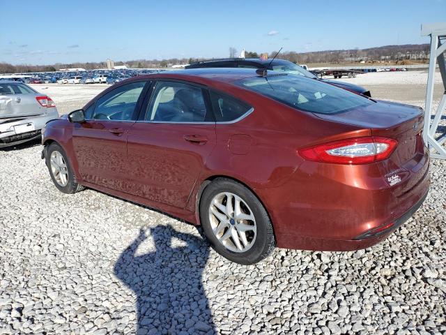 3FA6P0H77ER175611 - 2014 FORD FUSION SE BURGUNDY photo 2