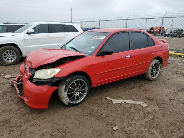 1HGES16385L008698 - 2005 HONDA CIVIC DX VP Կարմիր լուսանկար 1