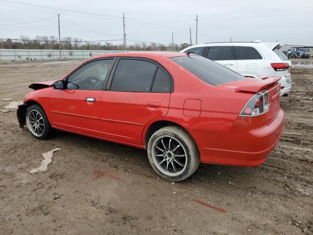 1HGES16385L008698 - 2005 HONDA CIVIC DX VP Կարմիր լուսանկար 2