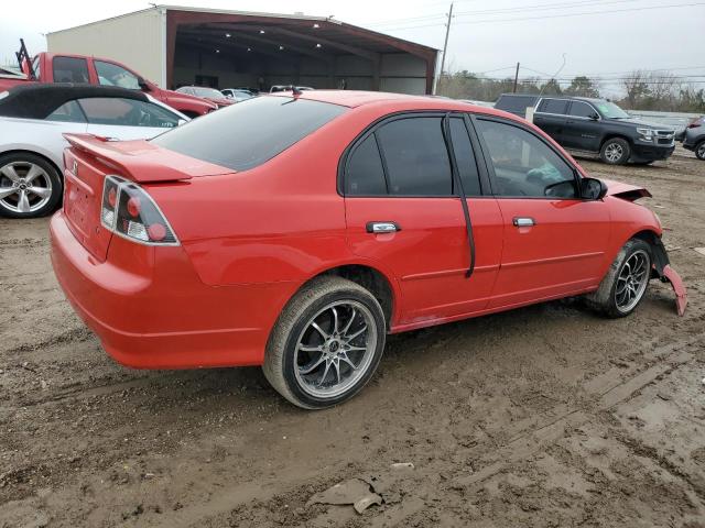 1HGES16385L008698 - 2005 HONDA CIVIC DX VP Կարմիր լուսանկար 3