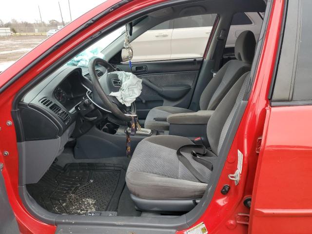 1HGES16385L008698 - 2005 HONDA CIVIC DX VP Կարմիր լուսանկար 7