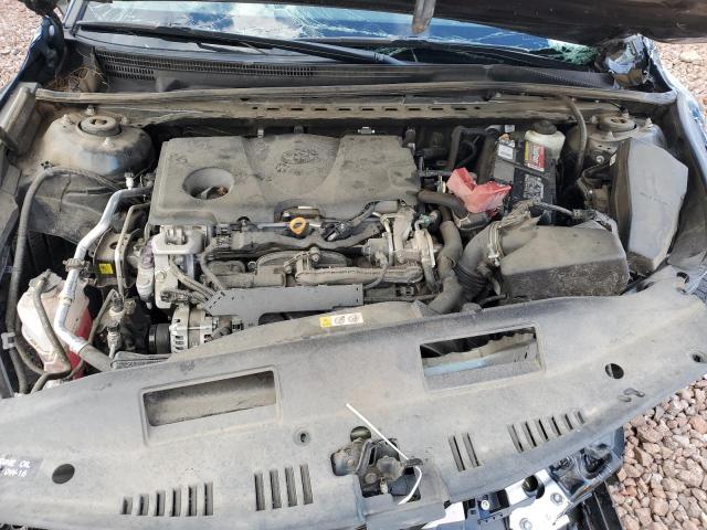 4T1B11HK7JU627902 - 2018 TOYOTA CAMRY L BLUE photo 11