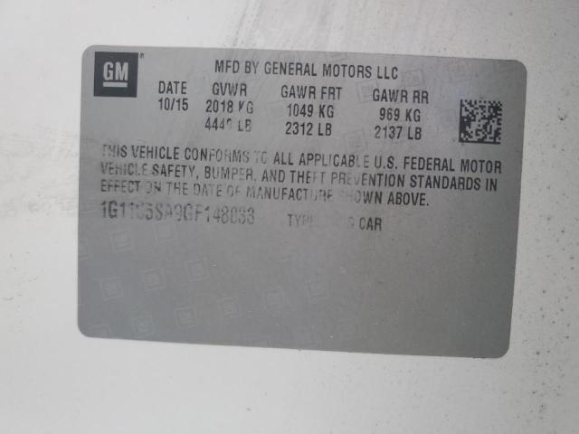 1G11C5SA9GF148033 - 2016 CHEVROLET MALIBU LIM LT 白色 照片 12