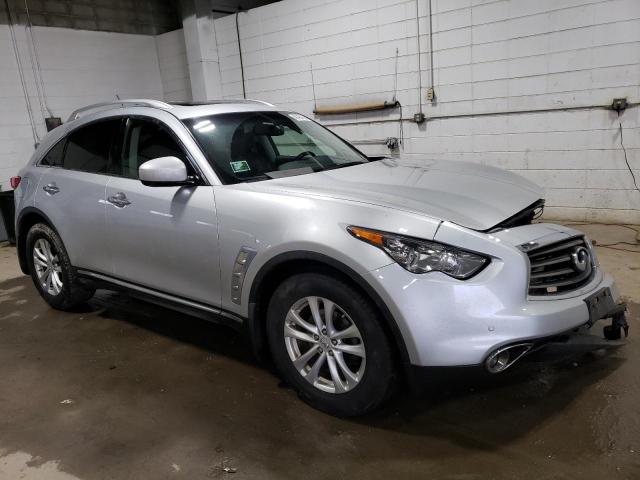 JN8CS1MW5DM171986 - 2013 INFINITI FX37 SILVER photo 4