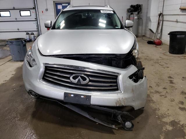 JN8CS1MW5DM171986 - 2013 INFINITI FX37 SILVER photo 5