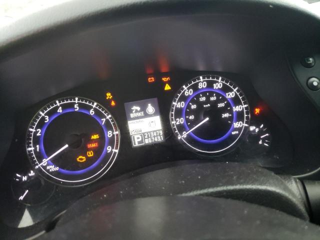 JN1AJ0HP8BM800756 - 2011 INFINITI EX35 BASE Մոխրագույն լուսանկար 9