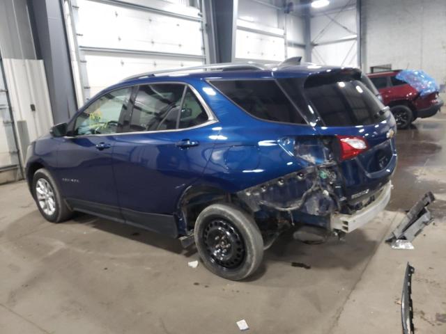 3GNAXUEV7KL191554 - 2019 CHEVROLET EQUINOX LT BLUE photo 2