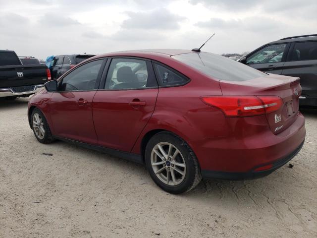 1FADP3F24FL240480 - 2015 FORD FOCUS SE RED photo 2