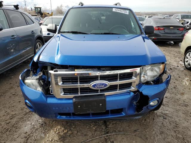 1FMCU0D70CKB71179 - 2012 FORD ESCAPE XLT BLUE photo 5